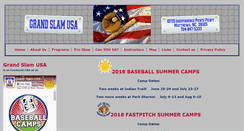 Desktop Screenshot of grandslamusa.org