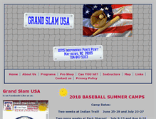 Tablet Screenshot of grandslamusa.org